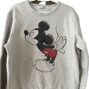 Gray Disney Mickey Mouse Sweater
